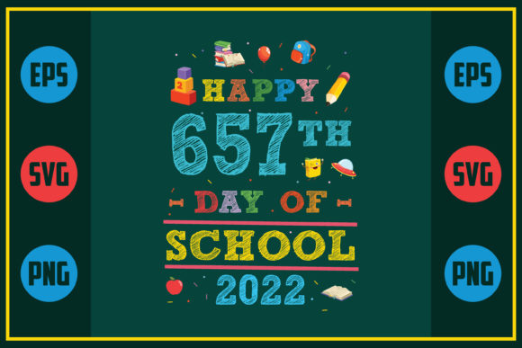 Celebrating 657 Days of School with a Unique Embroidery Design