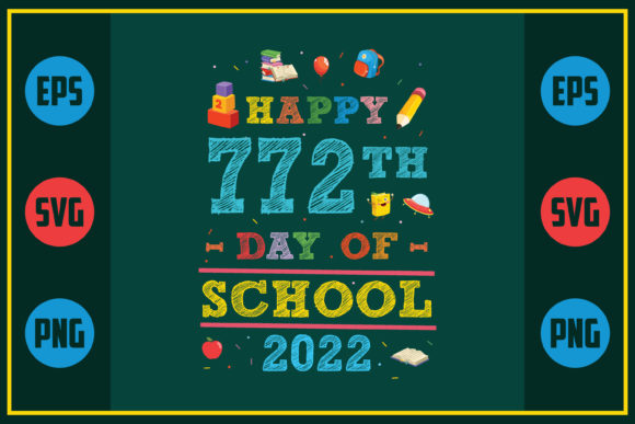Celebrating 772 Days of School with Embroidery