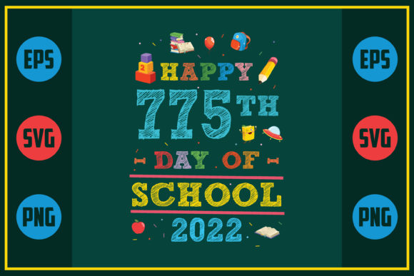Celebrating 775 Days of School with Embroidery