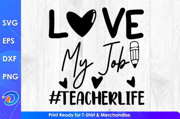 Love My Job Teacher Life: A Perfect Embroidery Fit