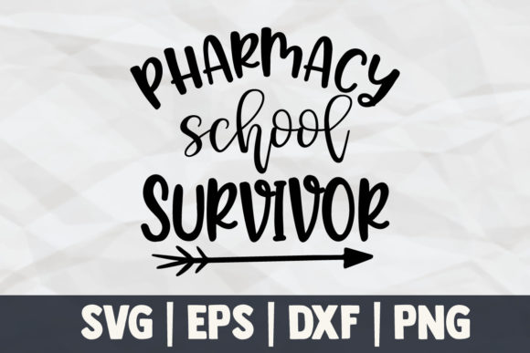 Pharmacy School Survivor: A Unique Embroidery Design
