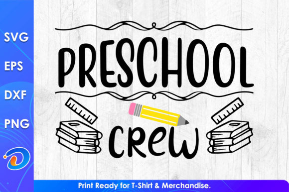Preschool Crew Teacher's Day Embroidery Design