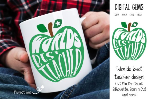World's Best Teacher Apple: A Versatile Design